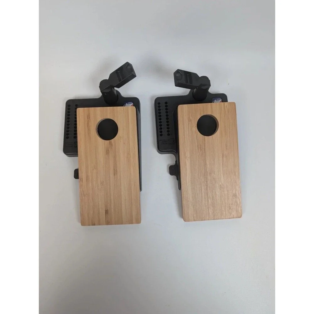 Double Chuck Mini Tabletop Cornhole Game Official ACA Complete Bamboo Toss Set